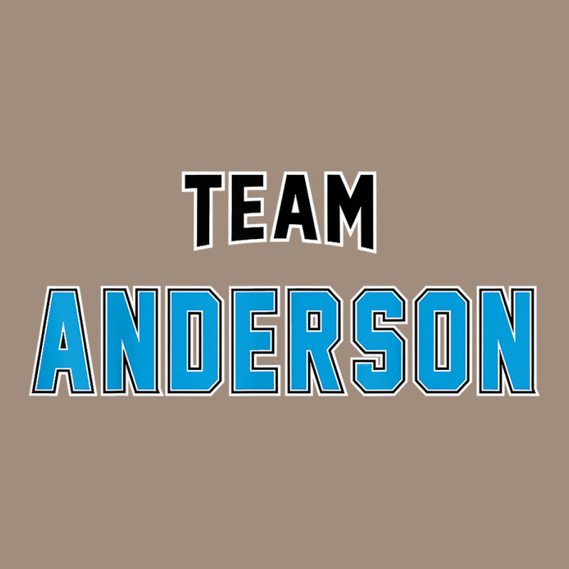 Team Anderson Surname Proud Family Last Name T Shirt Visor hat by cm-arts | Artistshot