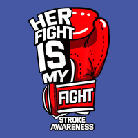 Her Fight Is My Fight Stroke Ischemic Paralysis Red Gloves T Shirt Pom Pom Beanie | Artistshot