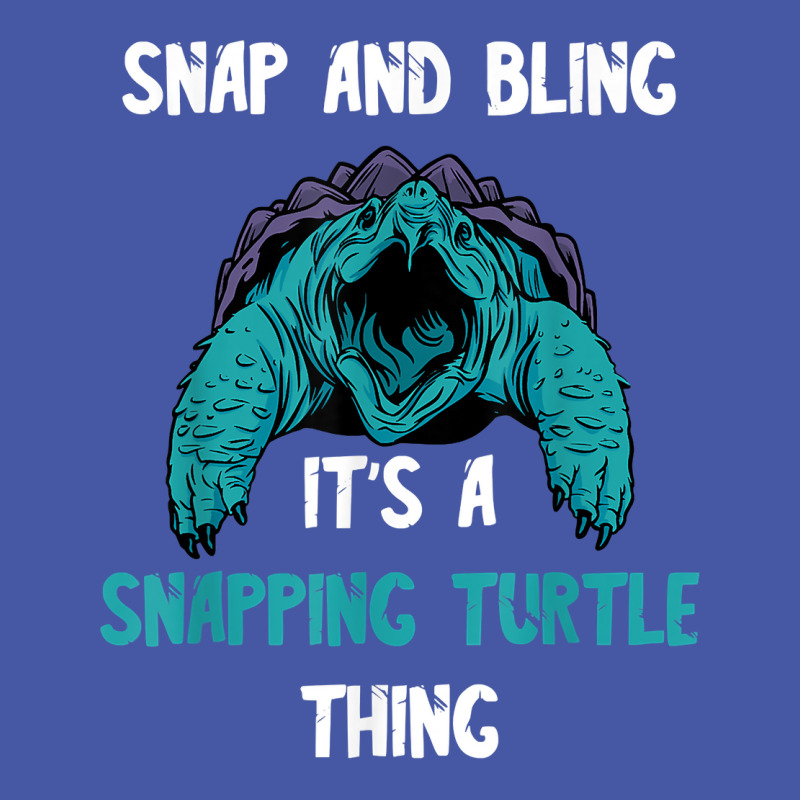 Snapping Turtle Snap And Bling Sea Animal Reptile Lover T Shirt Pom Pom Beanie | Artistshot