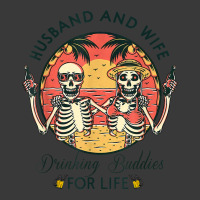 Husband And Wife Drinking Buddies For Life Matching Couple T Shirt Pom Pom Beanie | Artistshot