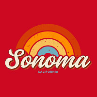 Sonoma California Ca Vintage Rainbow Retro 70s Long Sleeve T Shirt Pom Pom Beanie | Artistshot