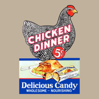 1923 Chicken Dinner Candy Bar Pop Cardboard Stand-up Advertisement Wit Sun Shade Cap | Artistshot