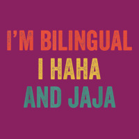 Im Bilingual I Haha And Jaja Funny Spanish Spanglish Teacher T Shirt Tie Dyed Bucket Hat | Artistshot