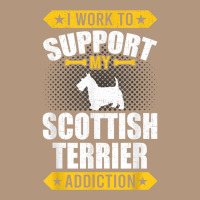 I Work To Support My Scottish Terrier Addiction Dog Lover T Shirt Retro Trucker Cap | Artistshot