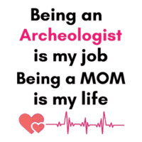 Being An Archeologist Is My Job Being A Mom Is My Life , Archeologist Men's Long Sleeve Pajama Set | Artistshot