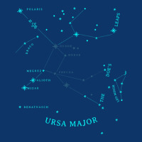 Ursa Major Star Constellation Astronomy Gift Astrology Lover T Shirt Seamless Cap | Artistshot