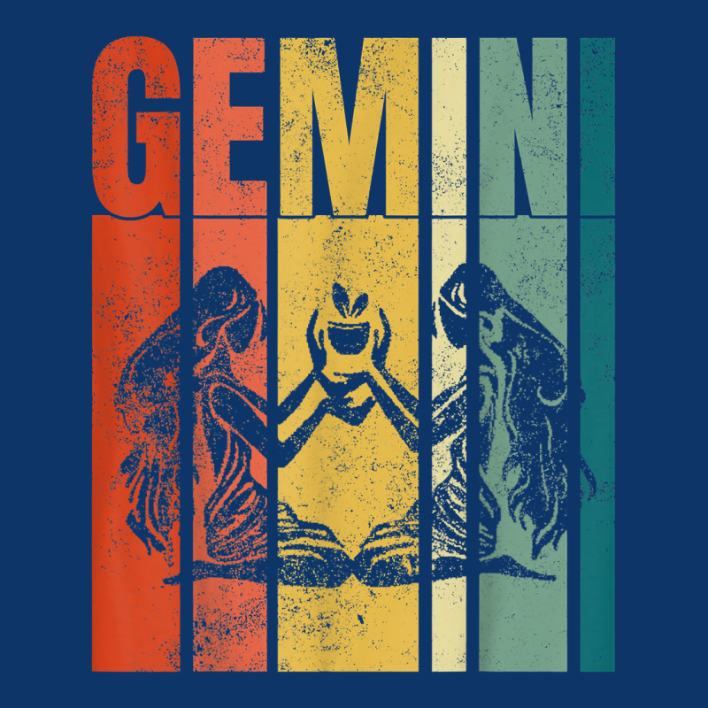 Vintage Gemini Man Astrology Lover Zodiac Gemini Birthday T Shirt Seamless Cap by ReagerAero | Artistshot