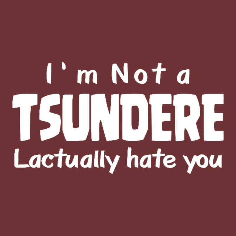 Not A Tsundere Seamless Cap by saterseim | Artistshot