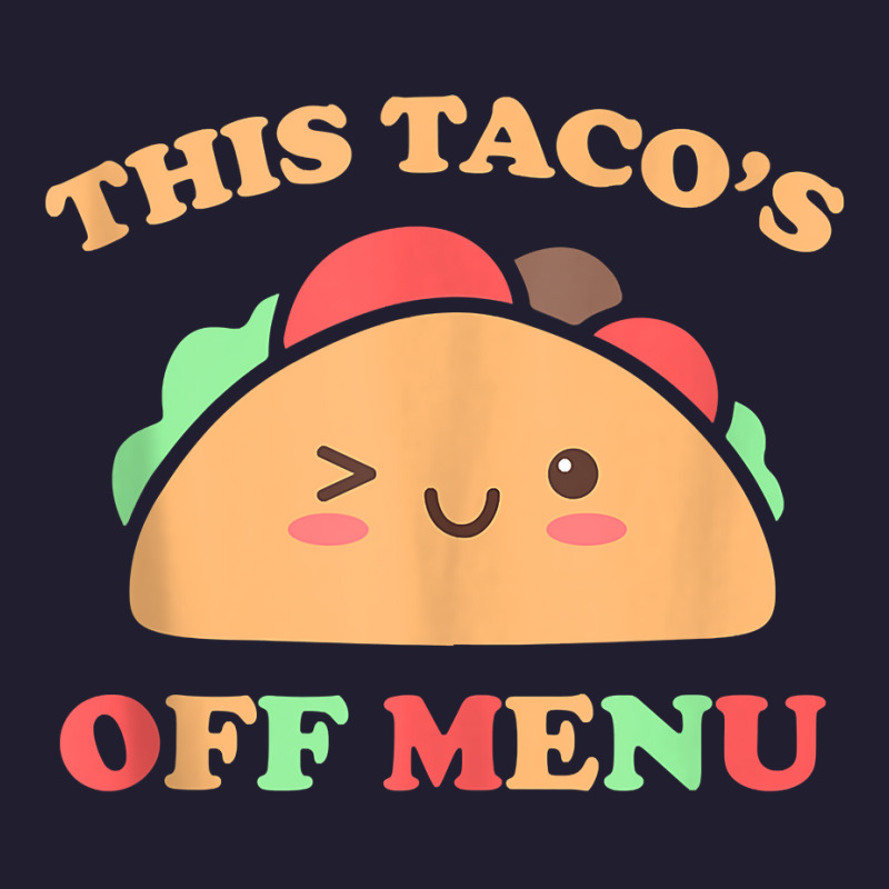 This Taco's Off Menu Funny Bachelor Bachelorette Kawaii Taco Tank Top Seamless Cap | Artistshot