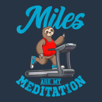 Sloth On Treadmill Miles Are My Meditation Treadmill Gym Yupoong Trucker Cap | Artistshot