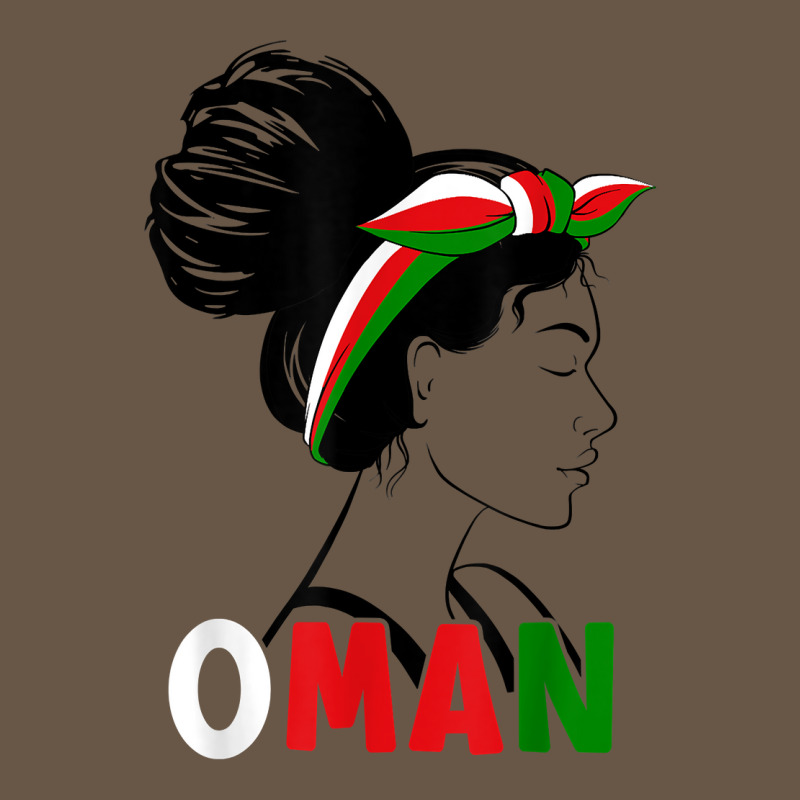 Messy Bun Oman Flag Omani For Girls Womens T Shirt Snapback Trucker Cap by cm-arts | Artistshot