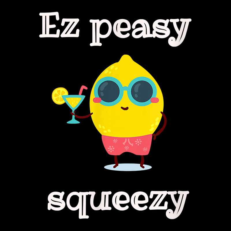 Easy Peasy Lemon Squeezy Summer Sayings T Shirt Adjustable Cap by emaliekrein | Artistshot