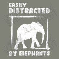 Easily Distracted By Elephants | Funny Zoo Pa Trucker Cap | Artistshot