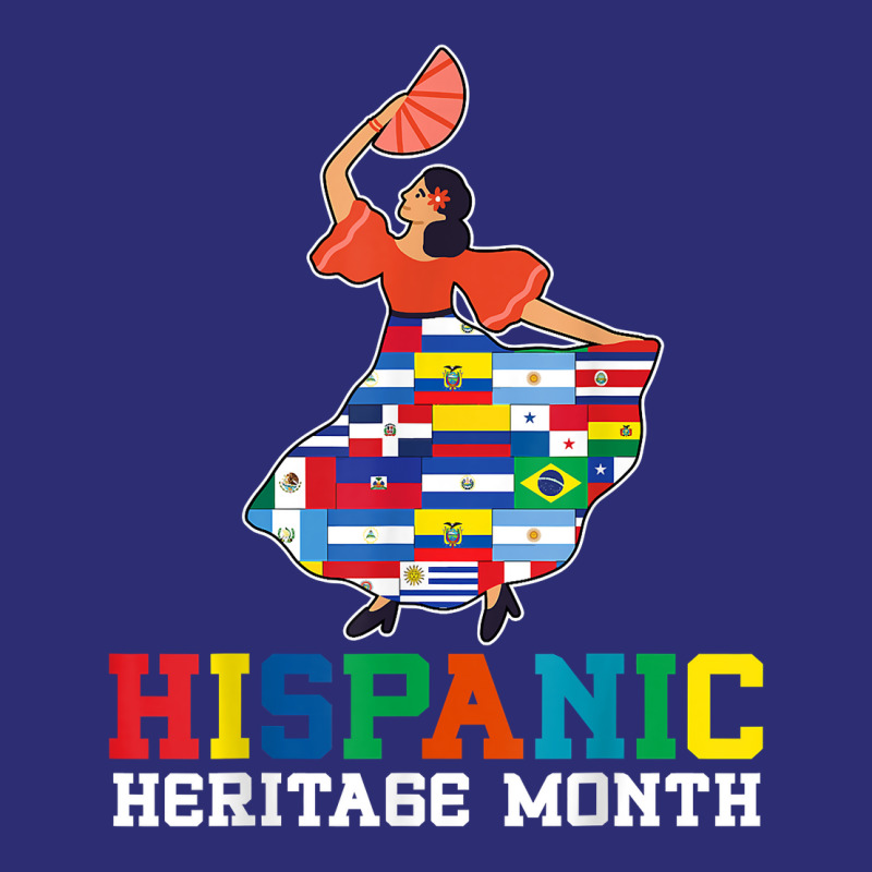 Dancing Latino Latinx Countries Flag Hispanic Heritage Month T Shirt Snapback Trucker Cap by hankeajrippleex5 | Artistshot