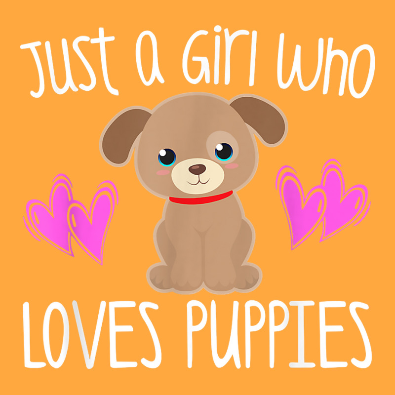 Just A Girl Who Loves Puppies Cute Puppy Dog Toddler Kids Foam Trucker Hat | Artistshot