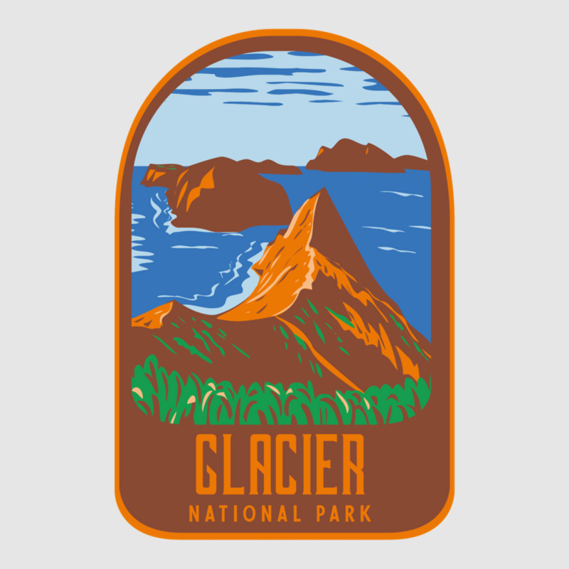 Glacier National Park Retro Adjustable Baseball Cap by BILLYJOHNSON | Artistshot