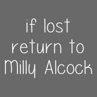 If Lost Return To Milly Alcock Adjustable Baseball Cap | Artistshot