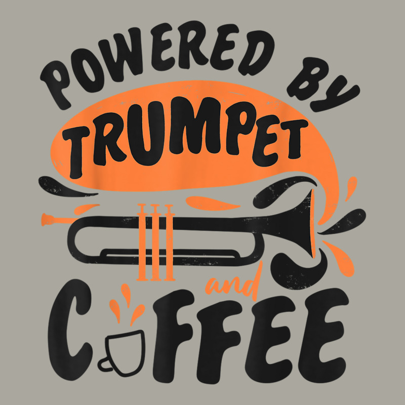 Trumpet Player Coffee Powered By Trumpet And Coffee Dyed Cap | Artistshot