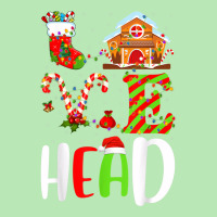 Xmas Lights Love Head Teacher Christmas Dyed Cap | Artistshot