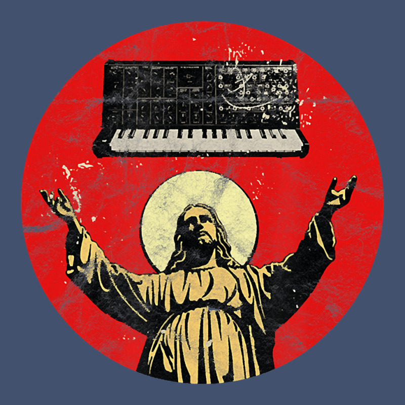 Synthesizer Jesus Analog, Synthesizer Jesus Analog Art, Synthesizer Je Dyed Cap | Artistshot