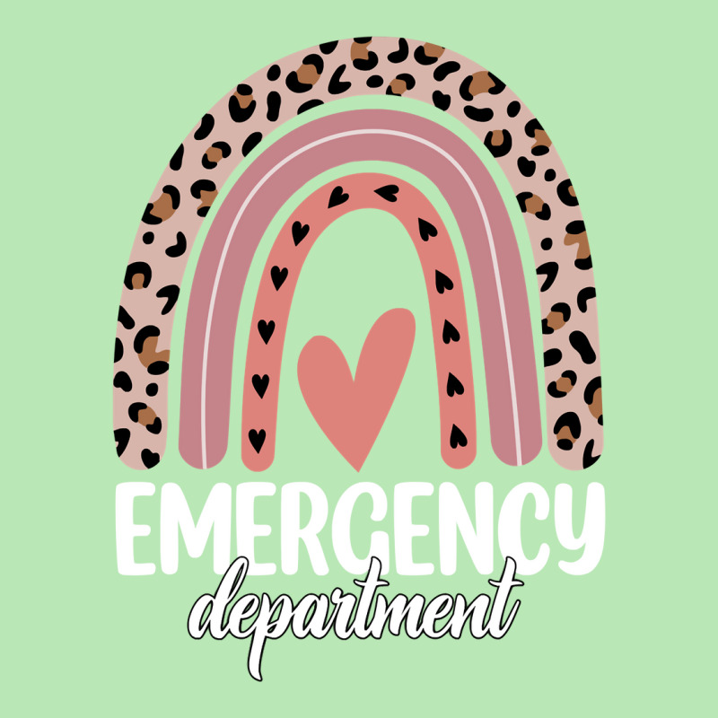 Emergency Department Rainbow Leopard Emergency Room Nursing Long Sleev Dyed Cap | Artistshot