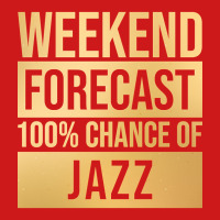 Funny And Awesome Weekend Forecast Hundred Procent Chance Of Jazz Sayi Baseball Cap | Artistshot