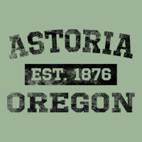 Astoria Oregon T Shirt Est. 1876 Black Lettering Urban Heavy T-shirt | Artistshot