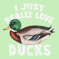 I Just Really Love Ducks Cute Mallard Duck Urban Heavy T-shirt | Artistshot