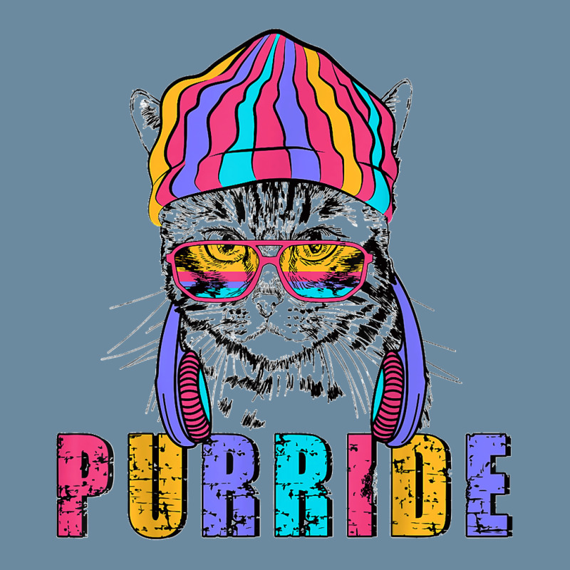 Purride Cat Wearing Pride Glasses Is Feline The Purride Urban Heavy T-shirt | Artistshot