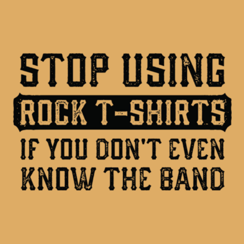 Stop Using Rock 1 Urban Heavy T-shirt | Artistshot