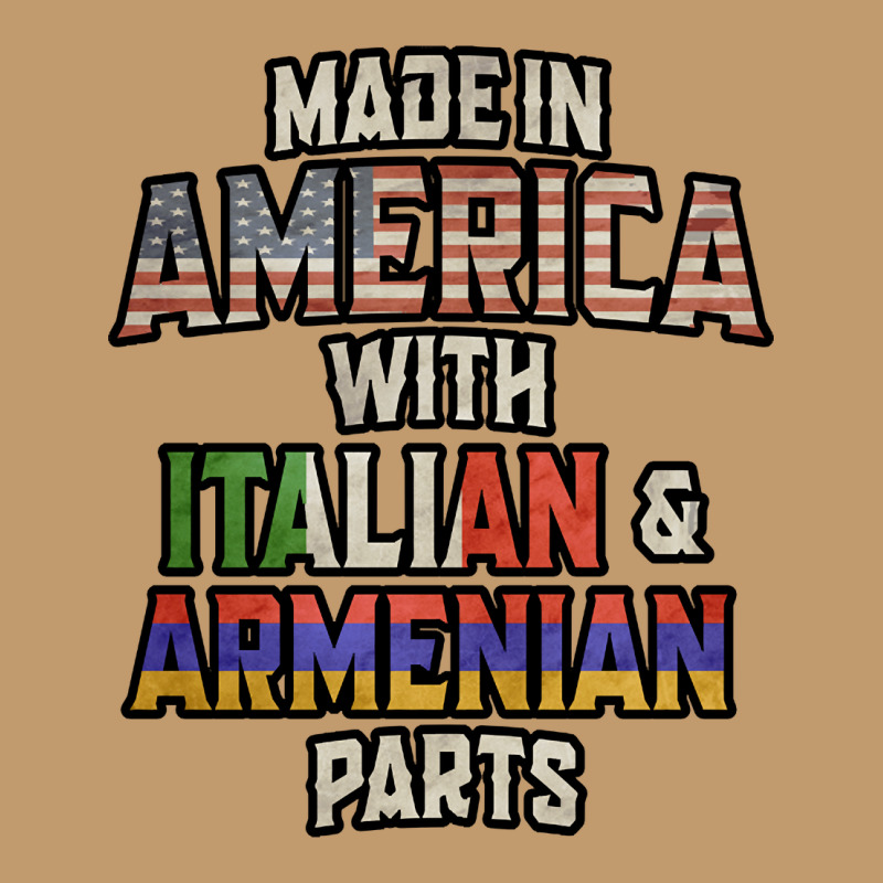 Italian And Armenian Made In America Mix Heritage Vintage Urban Heavy T-shirt by poppyallen | Artistshot