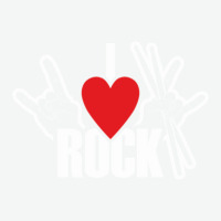 I Love Rock Drummer Rock Music Urban Heavy T-shirt | Artistshot