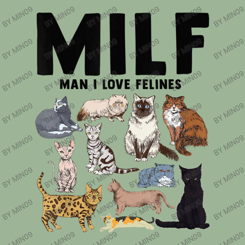 Milf Man I Love Felines Cat Vintage Urban Heavy T-shirt | Artistshot