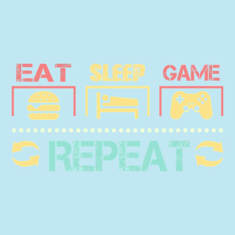 Funny Eat Sleep Game Repeat Gift For Lover Video Game-g0tdq Urban Heavy T-shirt by lykhongduong9enev3 | Artistshot