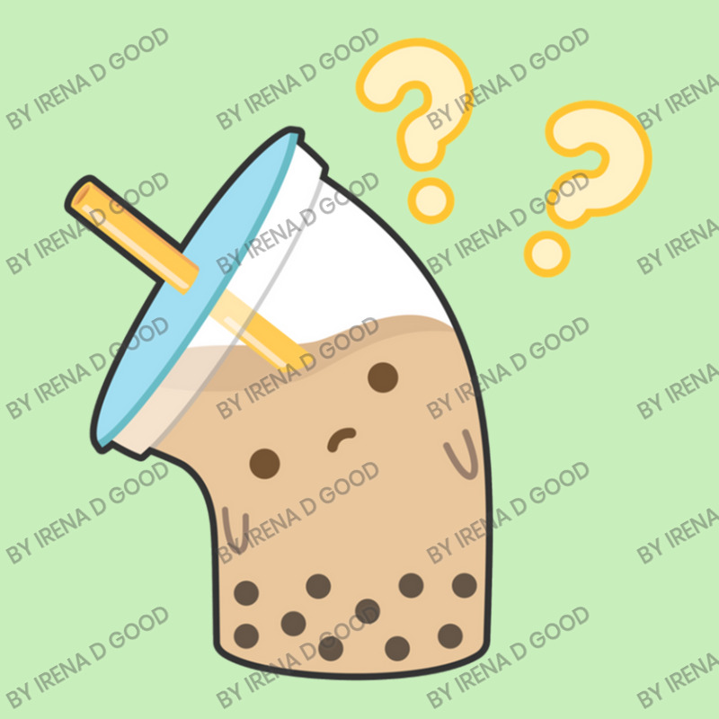 Boba Milk Tea Confused Urban Heavy T-shirt by Irena D Good | Artistshot