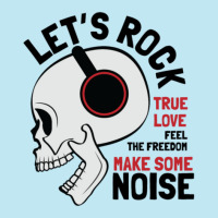 Rock Skull With Headphones Urban Heavy T-shirt | Artistshot