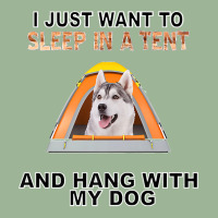 Sleep In A Tent & Hang W Siberian Husky Premium Urban Heavy T-shirt | Artistshot