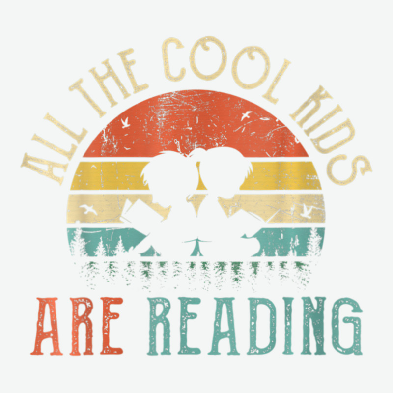 Womens Reading Teacher All The Cool Kids Are Reading Book Vintage Vnec Urban Heavy T-shirt | Artistshot