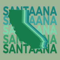 Santa Ana California Green Repeat Urban Heavy T-shirt | Artistshot