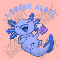 Cute Funny Axolotl Drinking Beer Urban Heavy T-shirt | Artistshot