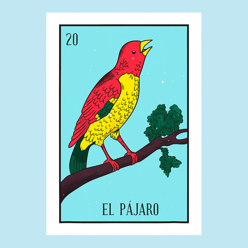 El Pajaro Lottery Card Gift The Bird Card Mexican Lottery Urban Heavy T-shirt | Artistshot