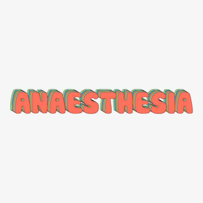 Anaesthesia Retro Groovy Text Urban Pullover Hoodie | Artistshot