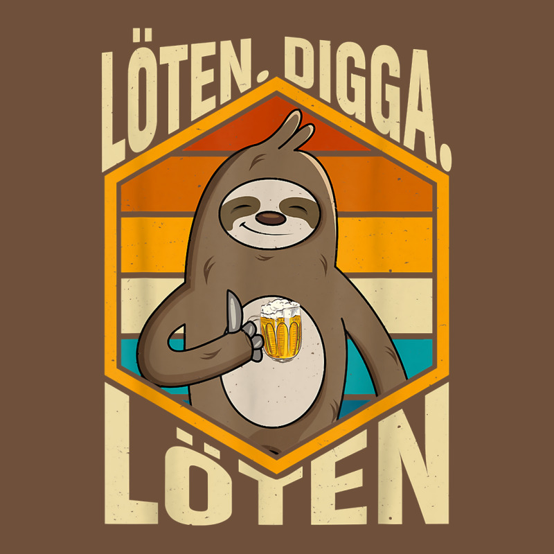 Funny Funny Sloth Beer Soldering. Digga. Soldering T Shirt Leatherette Tumbler | Artistshot