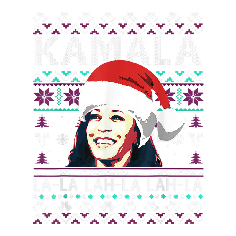 Santa Kamala Ugly Christmas Sweater Kamalalalala Bomber Jacket | Artistshot