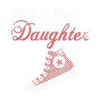 Birthday Diva's Daughter Sneaker Bling Rhinestone T Shirt Bomber Jacket | Artistshot