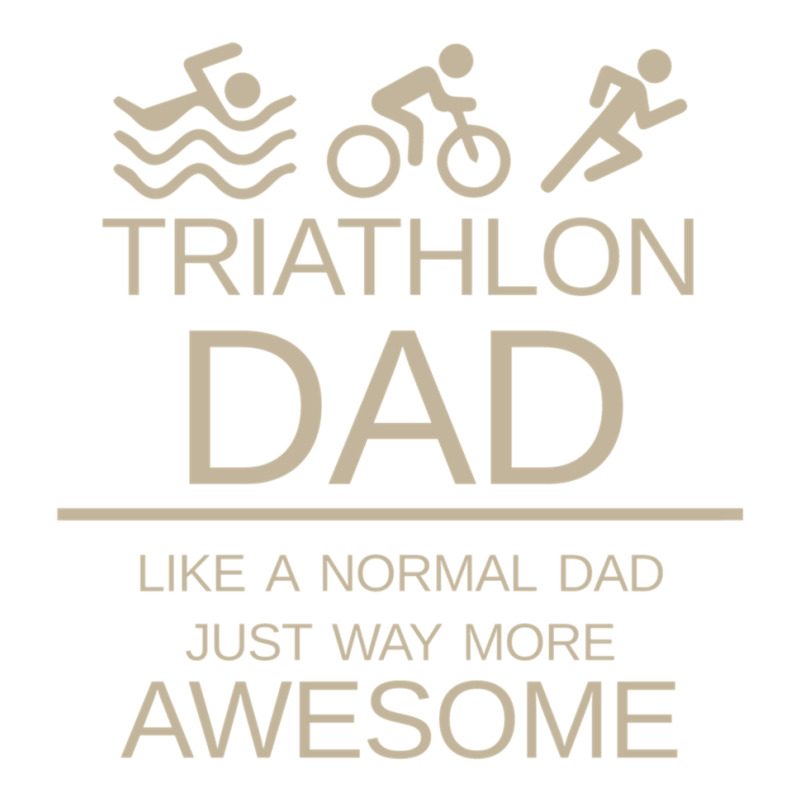 Triathlon Dad   Like A Normal Dad Just Way More Awesome   Triathlete F Bomber Jacket by KENNETHPCLING | Artistshot