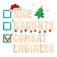 Nice Naughty Combat Engineer Xmas List Santa Claus Groovy T Shirt Bomber Jacket | Artistshot