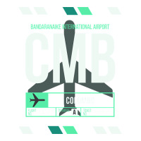 Colombo (cmb) Airport Code Baggage Tag Bomber Jacket | Artistshot