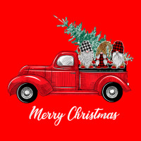 Merry Christmas Gnomies Plaid Red Vintage Truck Tree On Car T Shirt Bomber Jacket | Artistshot