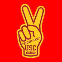 Usc Fight On! V Hand 1880 Bomber Jacket | Artistshot